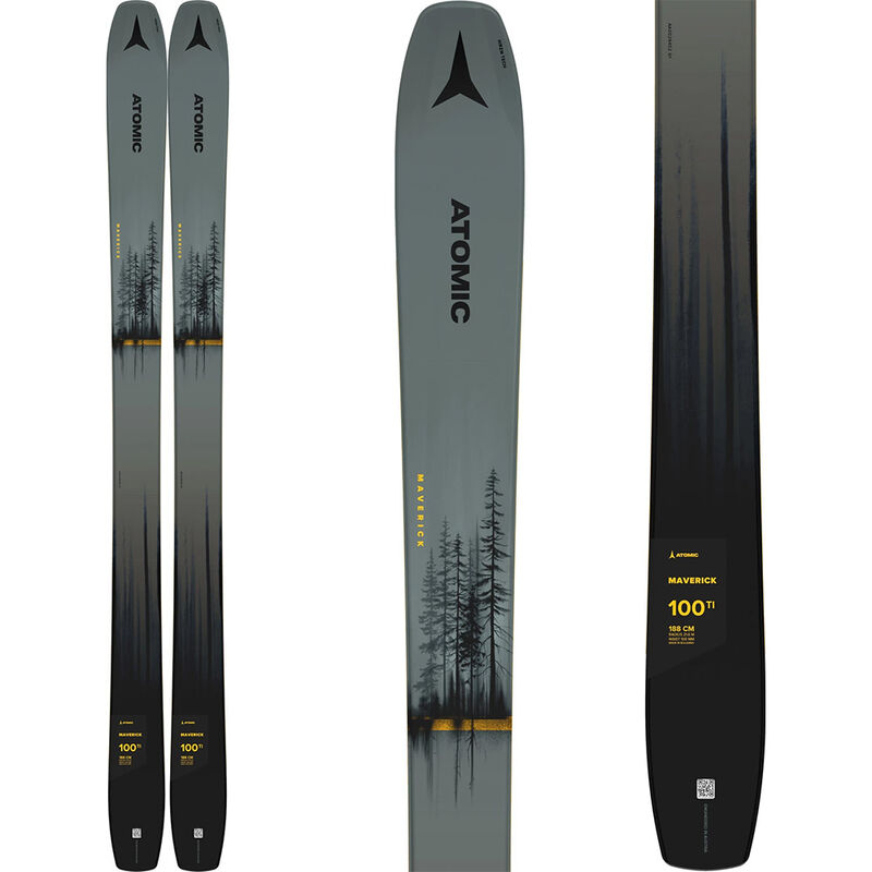 Atomic Maverick 100 Ti Snow Skis image number 1