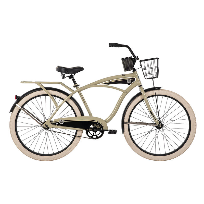 Huffy Men's Deluxe 26" Cruiser Bike, Olive image number 1