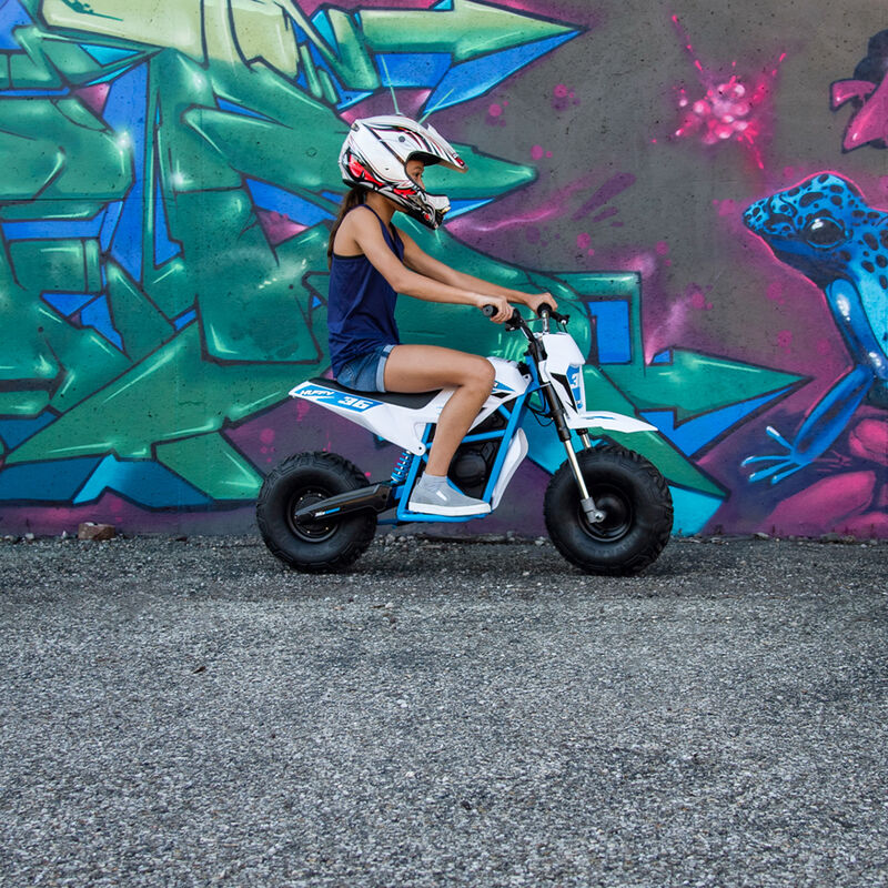 Huffy CR8-R Electric Mini Bike, White image number 8