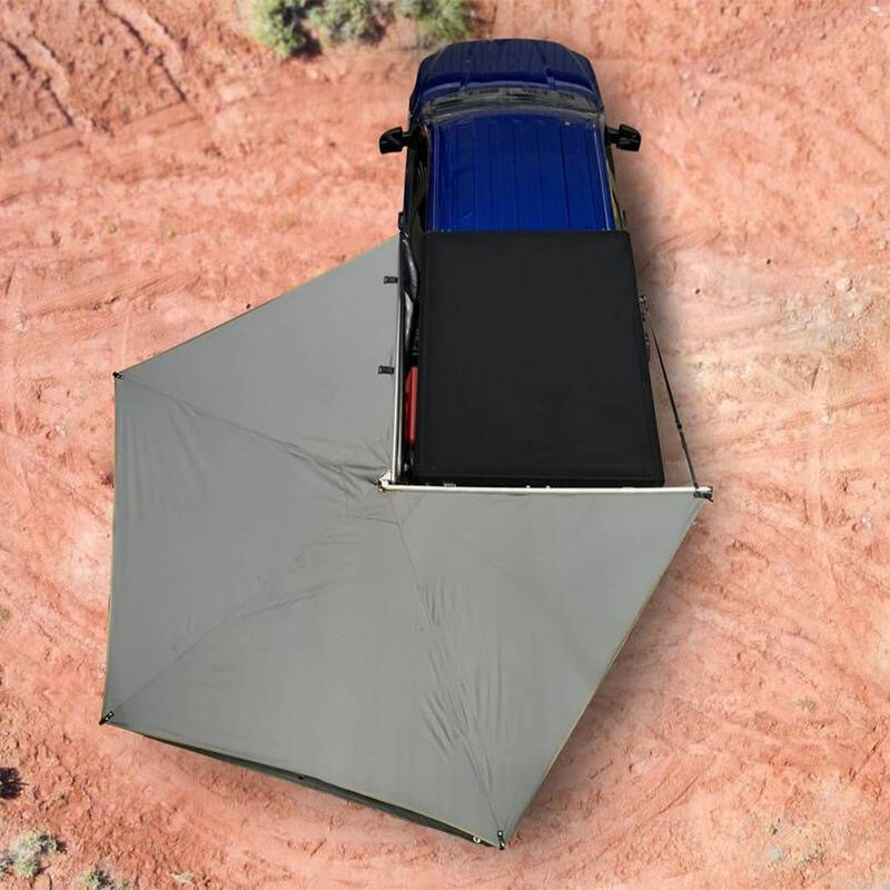 Overland Vehicle Systems Nomadic 270 LT Awning, Driver Side, Dark Gray image number 1